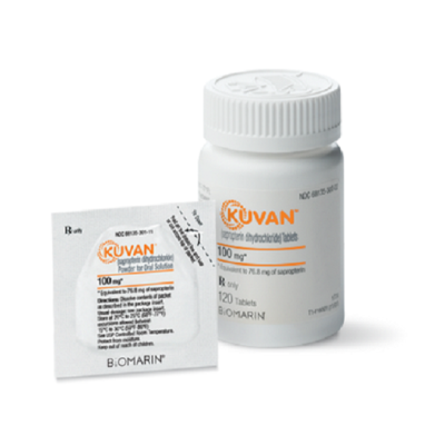 قرص کووان 100 میلی گرم - ساپروپترین KUVAN® 100MG TAB