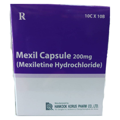کپسول مگزیل 200 میلی گرم MEXILETINE HCL 200MG TAB