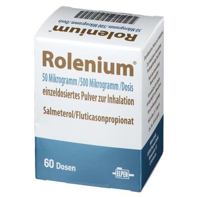 رولنیوم (فلوتیکازون سالمترول ) پودر استنشاقی50/250