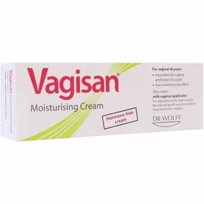 کرم مرطوب کننده واژیسان دکتر ولف ۵۰ گرم