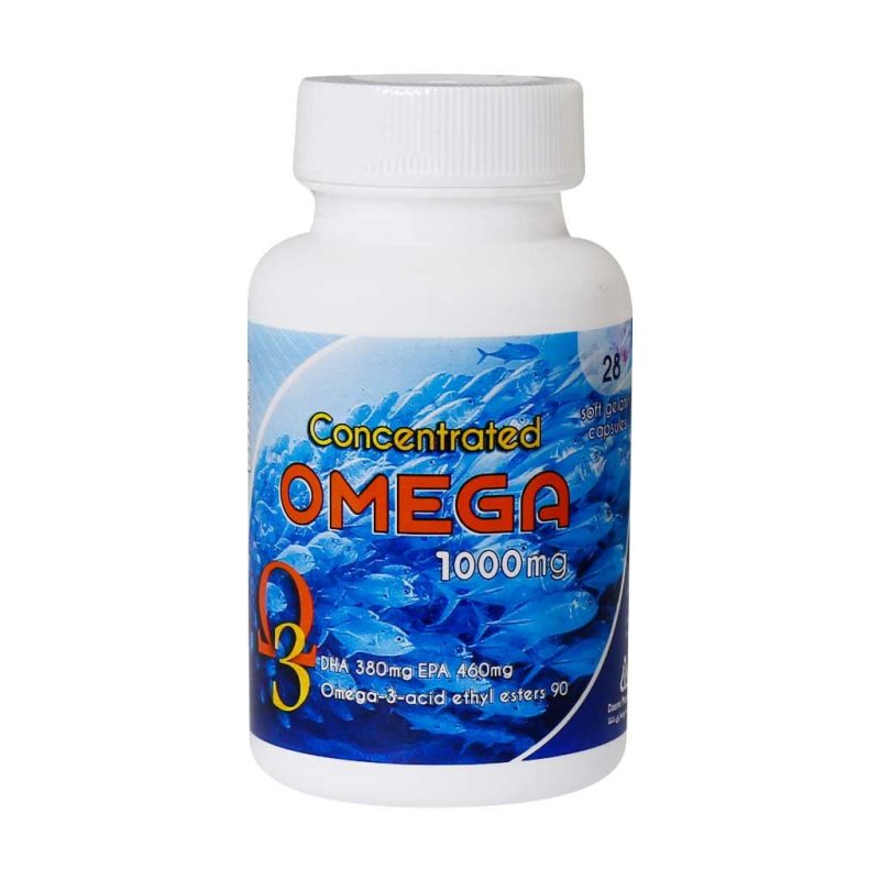 سافت ژل امگا 3 تغلیظ شده 1000 میلی گرم دانا 28 عدد - تصویر 3
