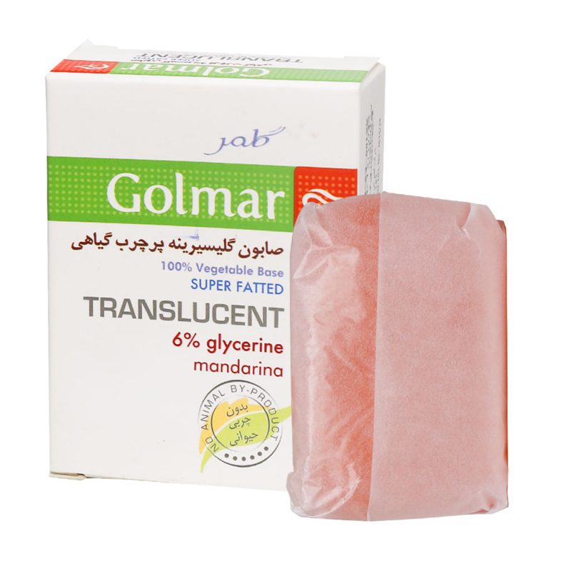 صابون گلیسیرینه پر چرب گیاهی ماندارینا گلمر 100 گرم - تصویر 4