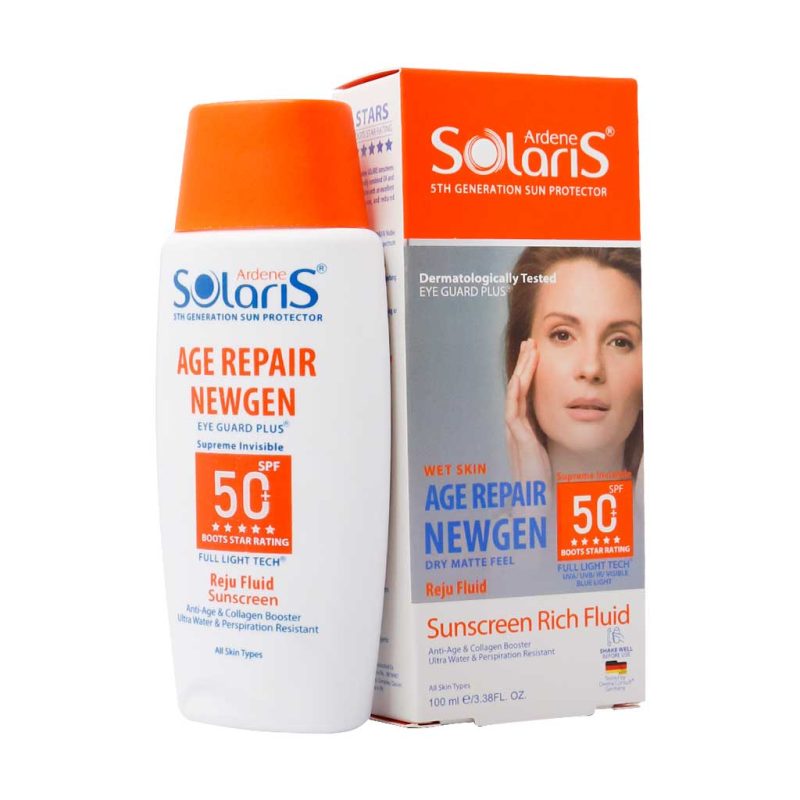 فلوئید ضد آفتاب و ضد چروک SPF50 سولاریس آردن مدل ایج ریپیر نیوژن 100 میلی لیتر - تصویر 4