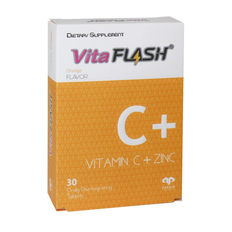 قرص ویتافلش C و زینک آرامیس فارمد 30 عدد - تصویر 3