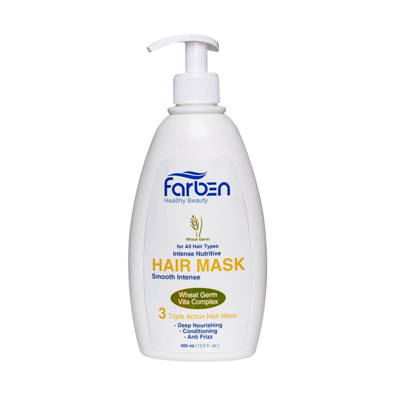 ماسک مو جوانه گندم فاربن مناسب انواع مو 400 میلی لیتر - تصویر 2