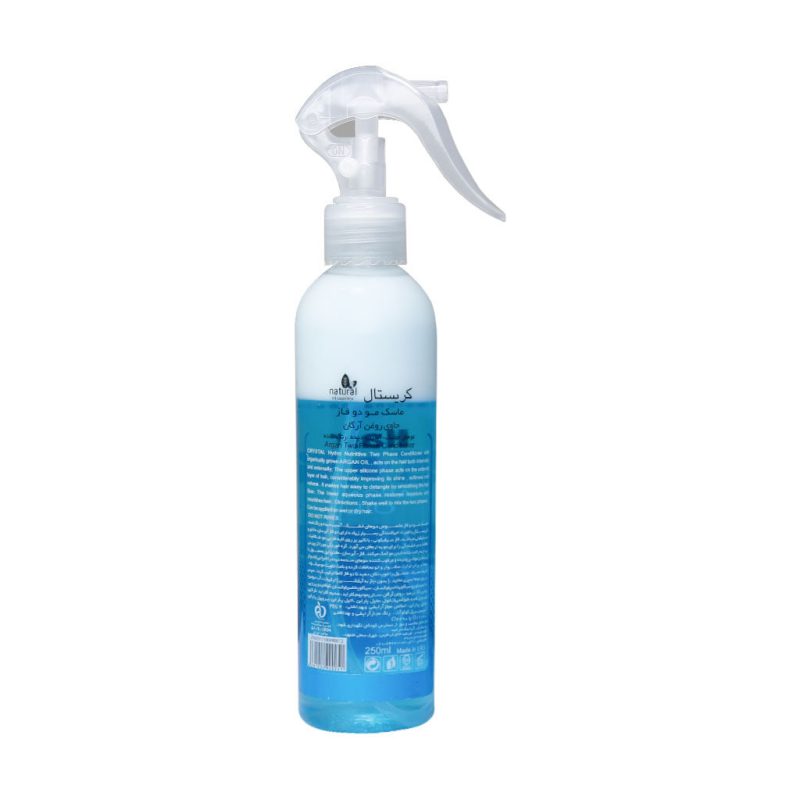 ماسک مو دو فاز کریستال حاوی روغن آرگان 250 میلی لیتر - تصویر 5