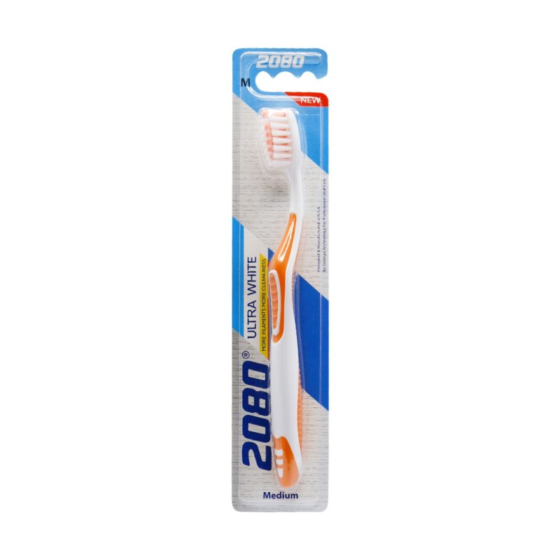 مسواک 2080 مدل Ultra white با برس متوسط - تصویر 2