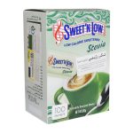 پودر شیرین کننده طبیعی Stevia سوییت اند لو 100 عدد - تصویر 2