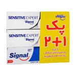 پک 3 عددی خمیر دندان سفید کننده سنستیو اکسپرت و وایت سیستم سیگنال 75 میلی لیتر - تصویر 3