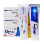 پک 3 عددی خمیر دندان سفید کننده سنستیو اکسپرت و وایت سیستم سیگنال 75 میلی لیتر - تصویر 4