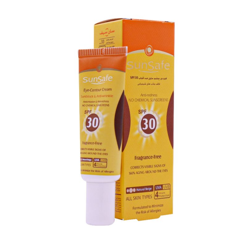 کرم ضد آفتاب رنگی دور چشم SPF30 سان سیف 20 میلی لیتر - تصویر 4