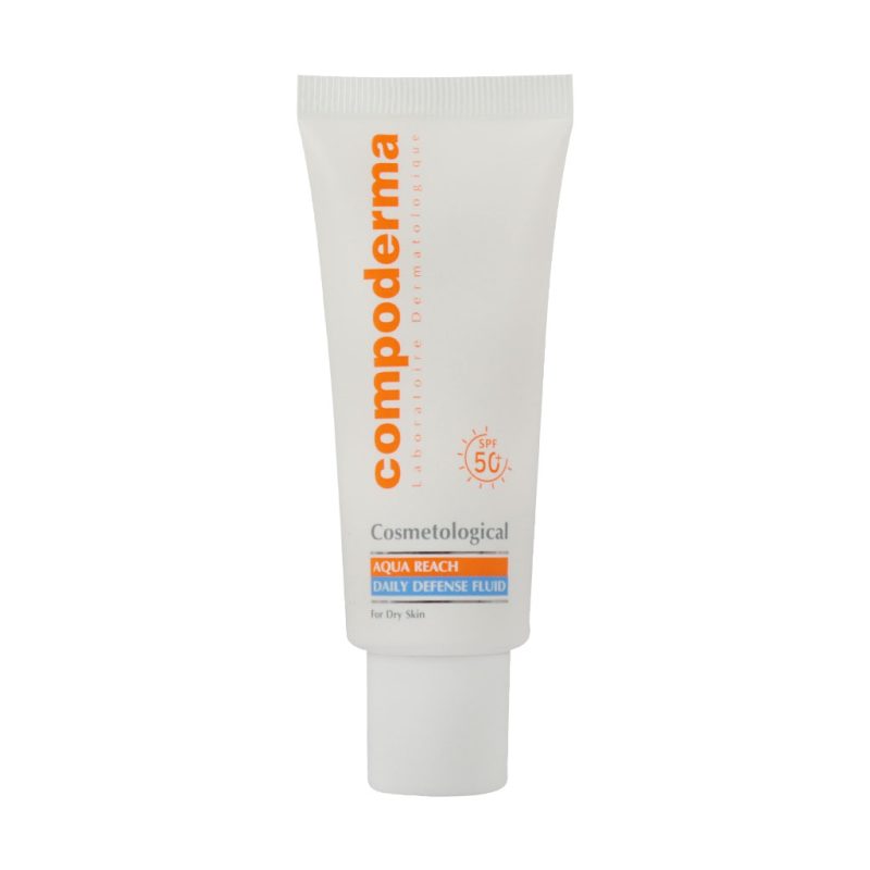 کرم ضد آفتاب هیدراته SPF50 پوست خشک و خیلی خشک کامپودرما 40 میلی لیتر - تصویر 2