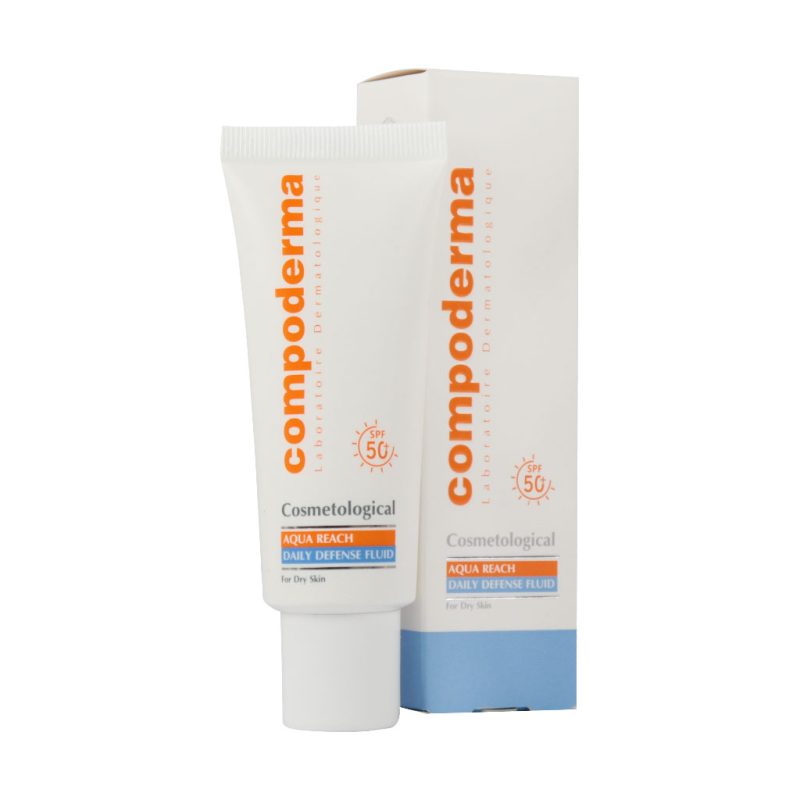 کرم ضد آفتاب هیدراته SPF50 پوست خشک و خیلی خشک کامپودرما 40 میلی لیتر - تصویر 4