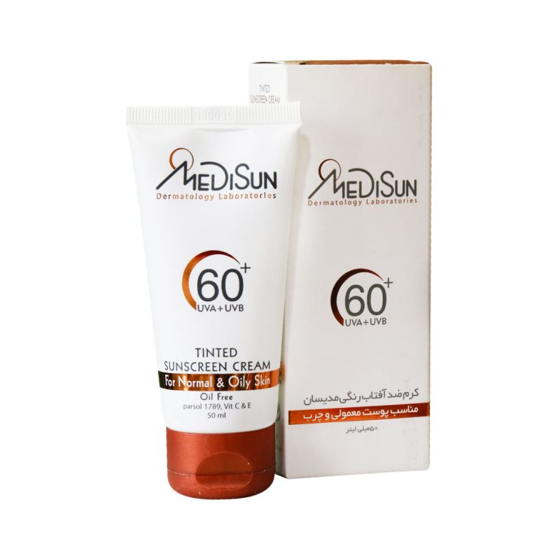 کرم ضد آفتاب SPF60 مدیسان مناسب پوست چرب و معمولی 50 میلی لیتر - تصویر 4