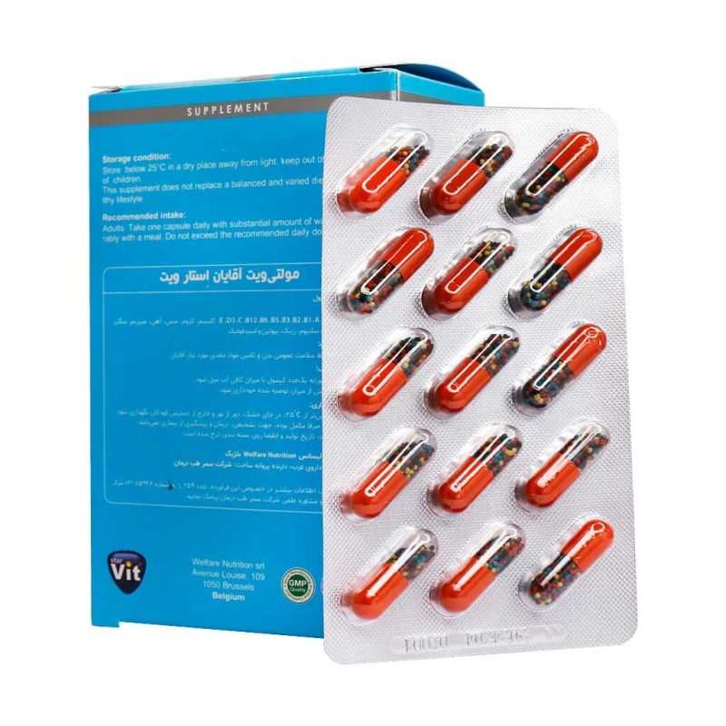 کپسول مولتی ویت آقایان استار ویت 60 عدد - تصویر 5