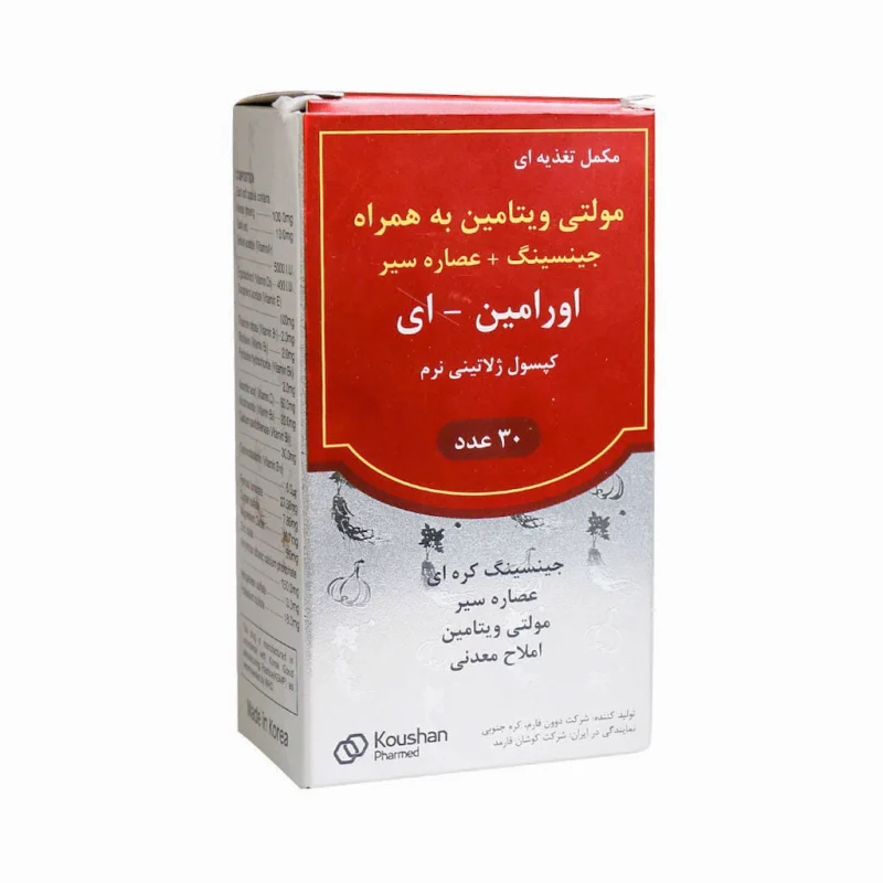 کپسول ژلاتینی اورامین E دوون فارم 30 عدد - تصویر 2