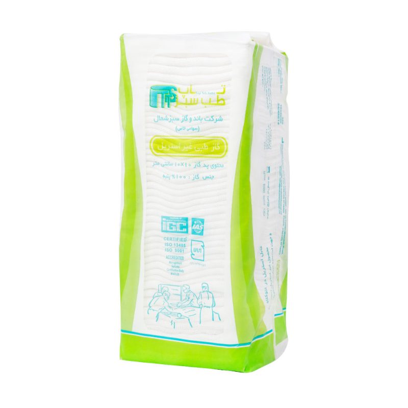 گاز طبی غیر استریل تاپ طب سبز 400 گرم - تصویر 3
