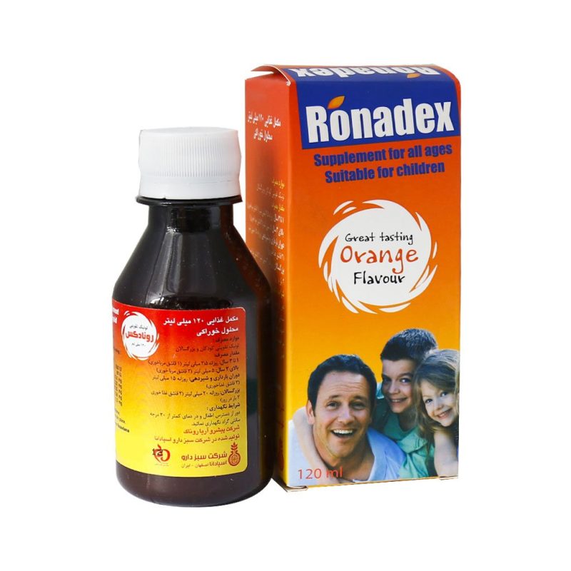 تونیک تقویت سیستم ایمنی رونادکس سبزدارو با طعم پرتقال 120 میلی لیتر - تصویر 4