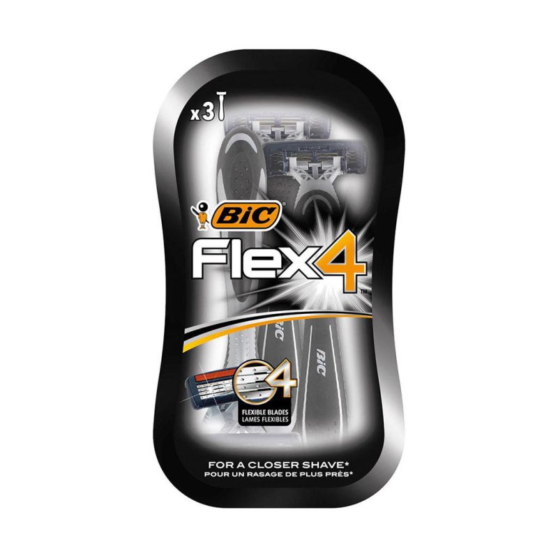 خود تراش بیک مدل Flex 4 بسته 3 عددی - تصویر 2