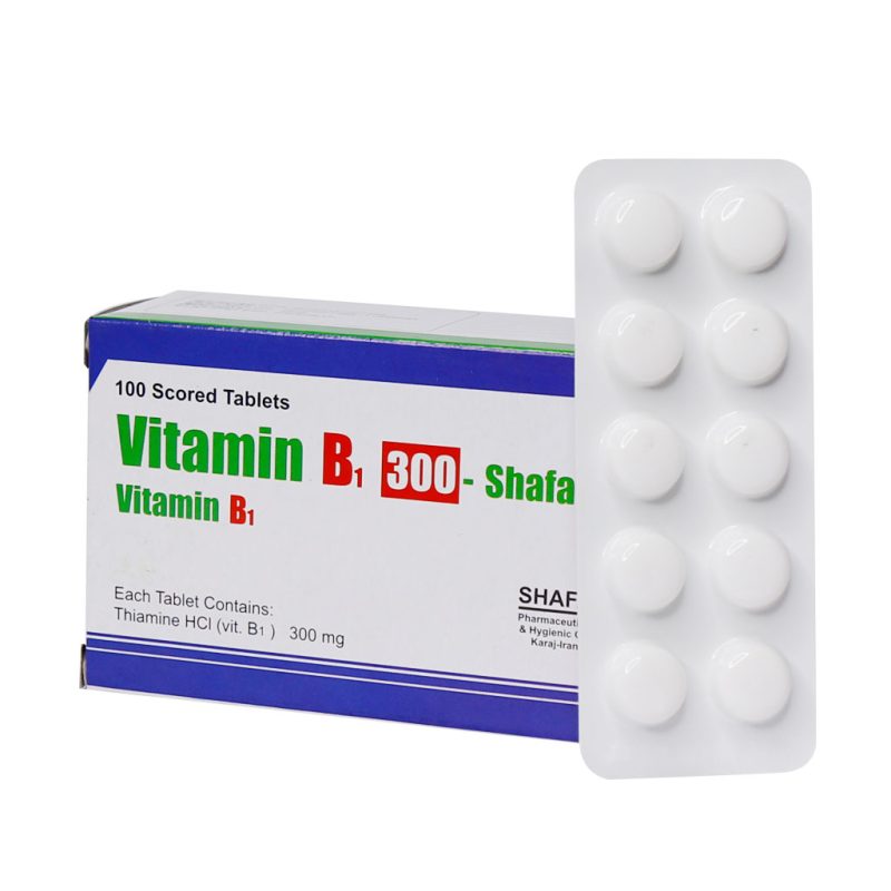 قرص ویتامین B1 300 میلی گرم شفا 100 عدد - تصویر 4