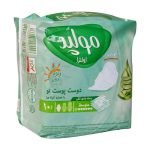 نوار بهداشتی متوسط مولپد اولترا با عصاره آلوئه ورا ویژه روز 10 عدد