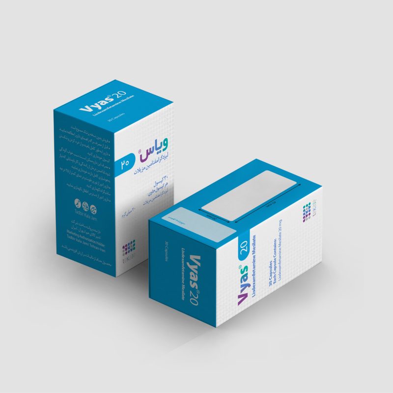 کپسول ویاس 30 میلی گرم VYAS 30 MG Capsule - تصویر 1