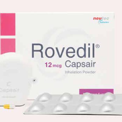 کپسول استنشاقی روودیل 12 میکروگرم ROVEDIL 12 mcg RESPIRATORY Capsule